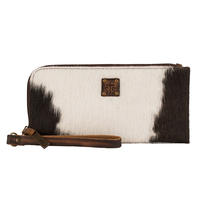 Cowhide clutch bag best sale