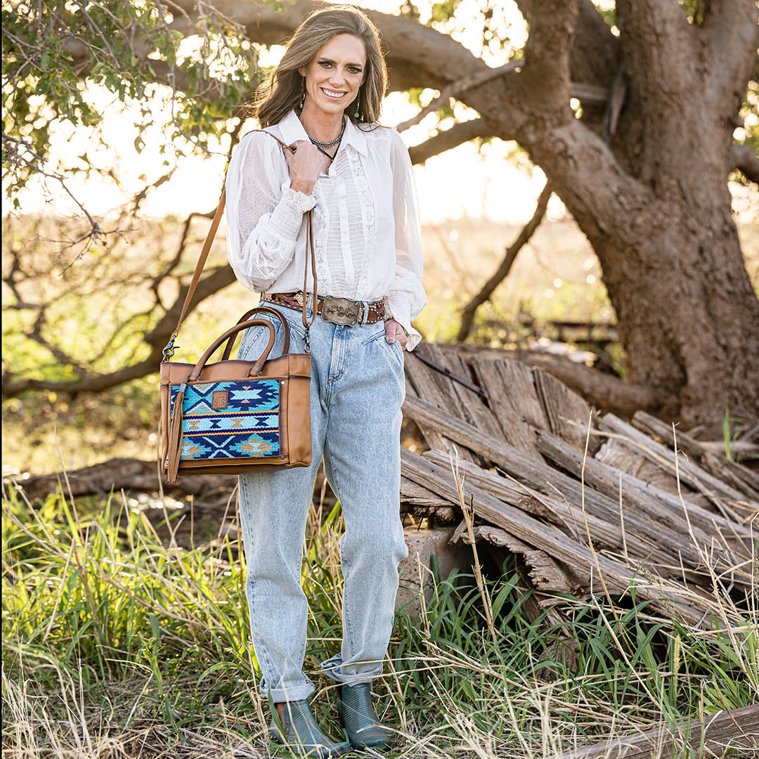 STS Ranchwear Mojave Sky Nellie Fringe Bag