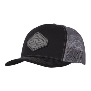 STS Linear Diamond Patch Hat - Black & Charcoal