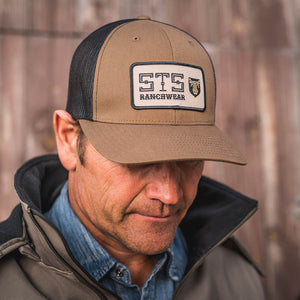 STS Linear Patch Hat - Brown & Black