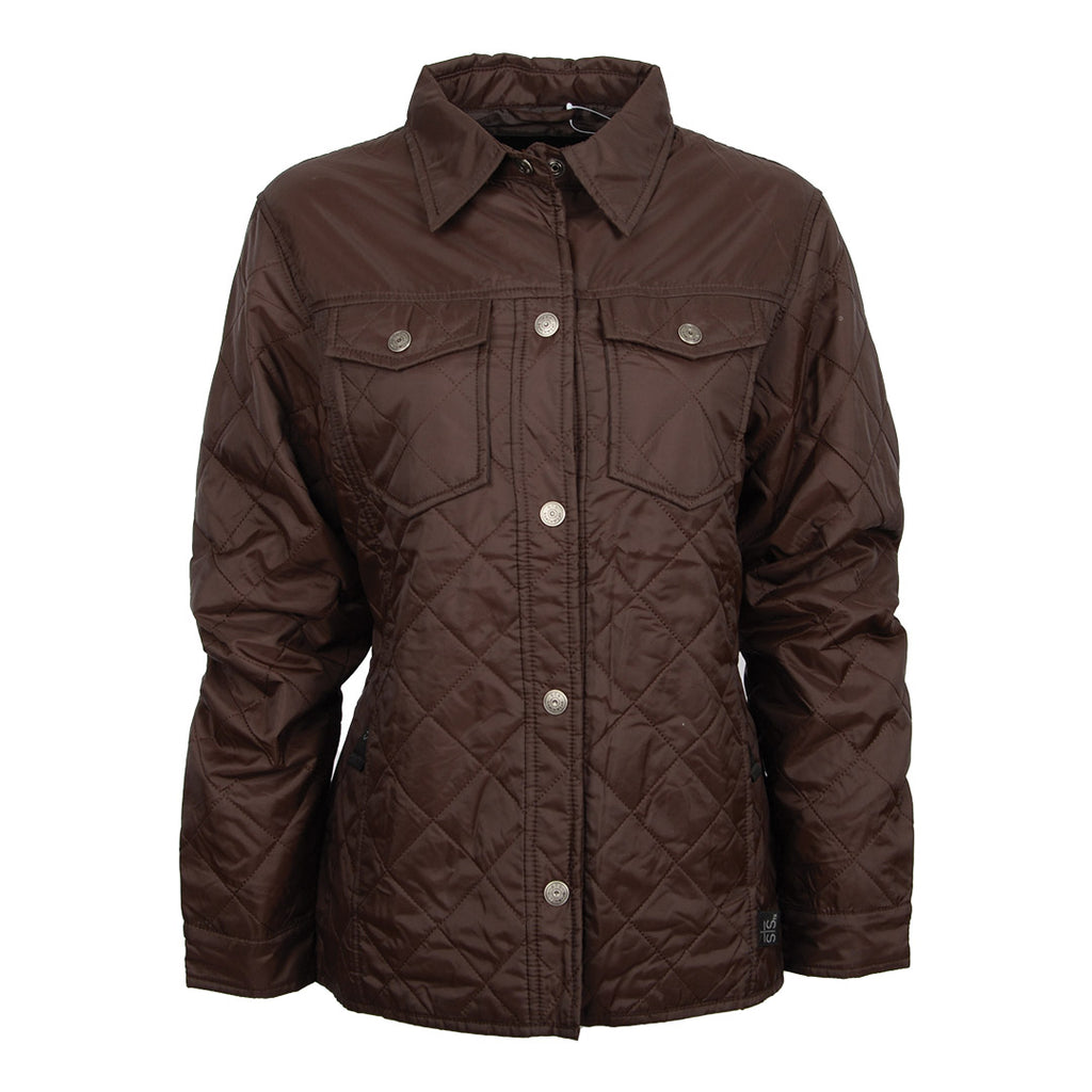 SUBLATIONS RUSTY SATIN SPORTS JACKET 新品 Women's Cassidy - Chocolate - STS Ranchwear