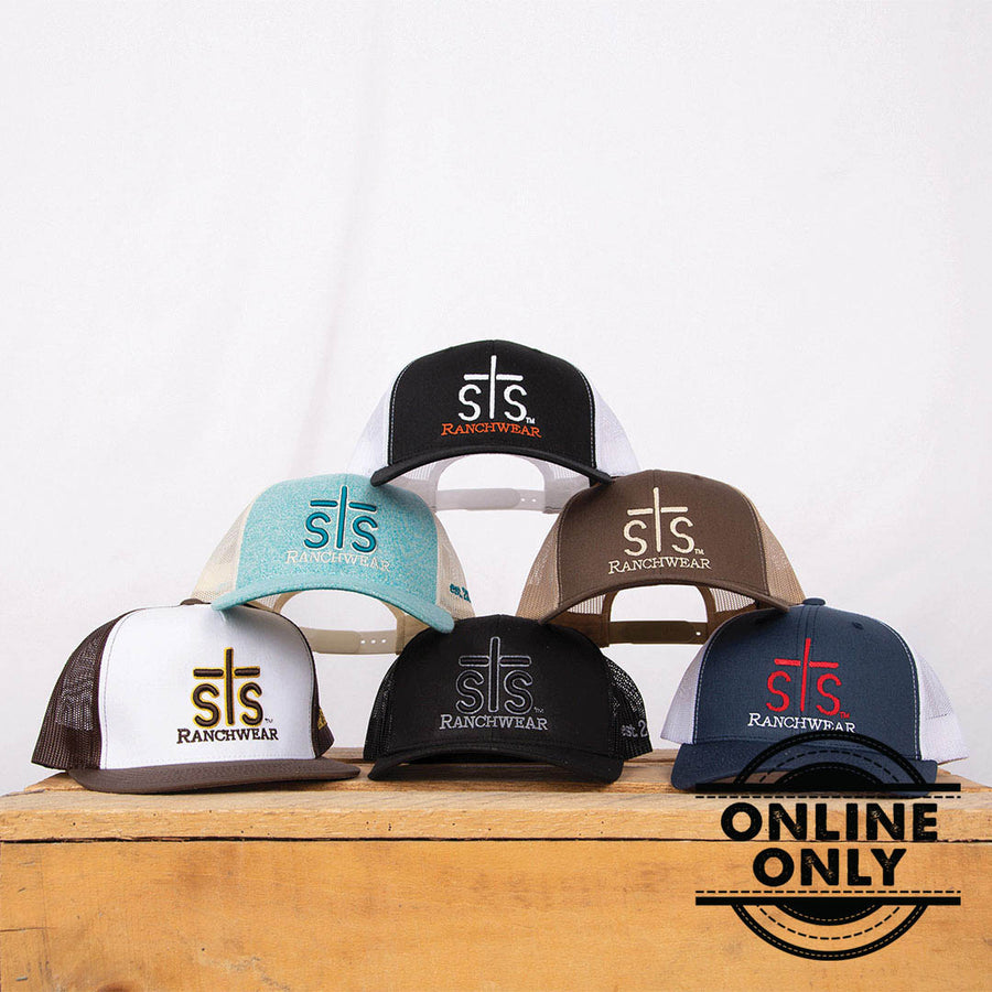 STS Emblem Hat - Heather Gray and White